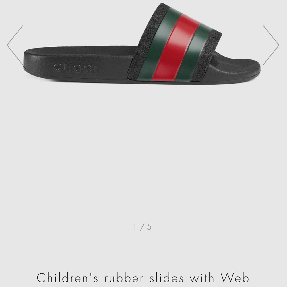 Kids Gucci slides